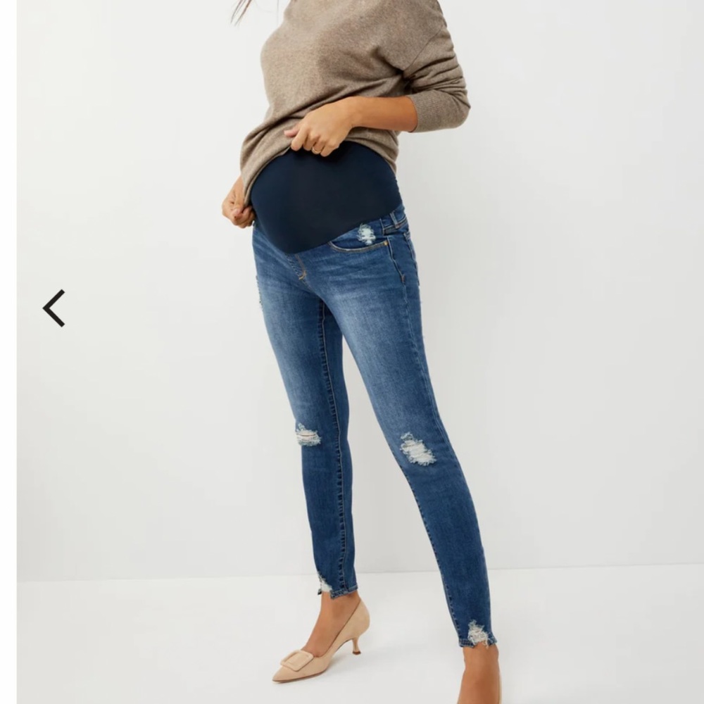 Maternity stretch skinny jeans